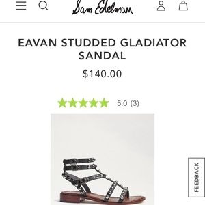 Sam Edelman studded Gladiator sandal